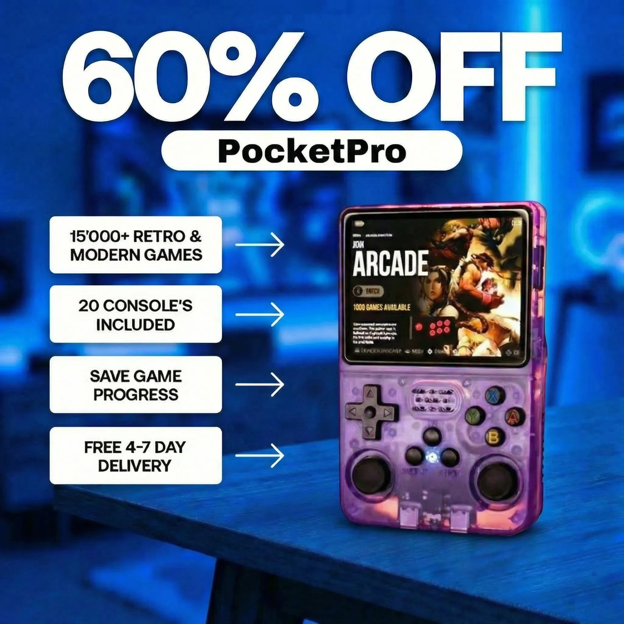 PocketPro | Handheld Gaming Console
